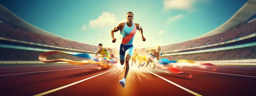An illustration of a SEO race for the number one.